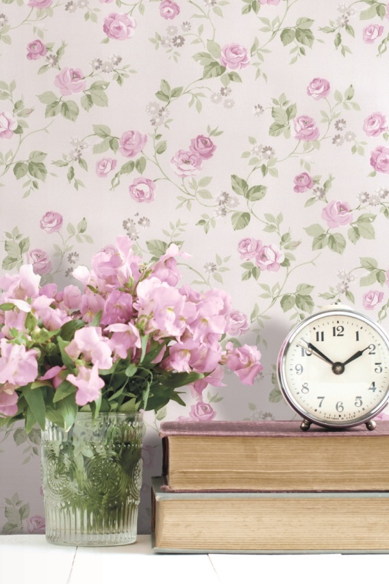 Обои Aura Valentine 1723-3 фото в интерьере