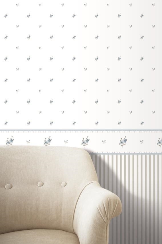 Бордюр Aura Valentine 1731-2 фото в интерьере