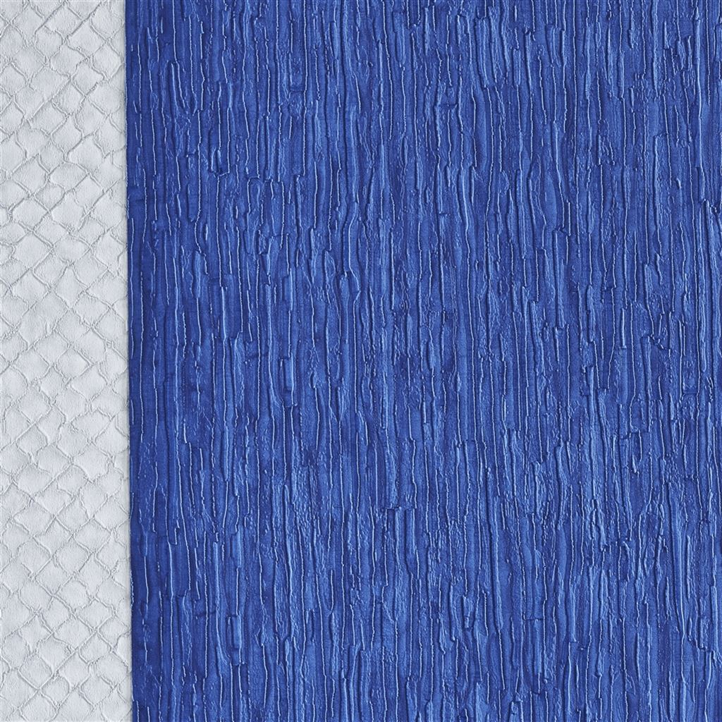 Обои Designers Guild Casablanca Sashiko Cobalt PDG1040/09 фото в интерьере
