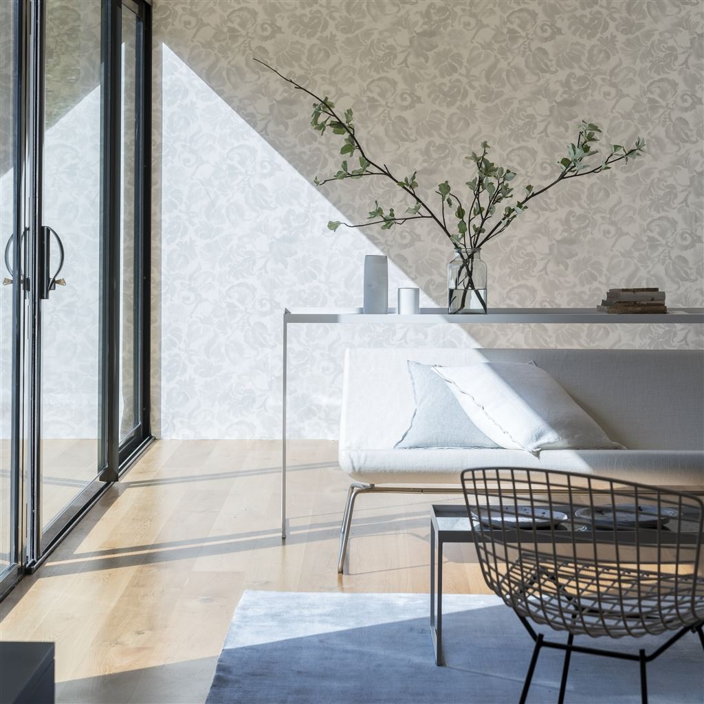 Обои Designers Guild Casablanca Katagami Chalk PDG1043/06 фото в интерьере