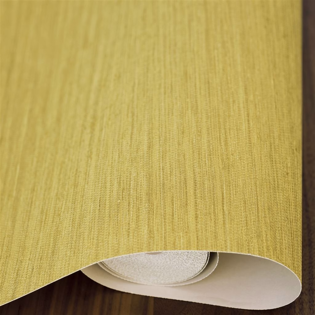 Обои Designers Guild Casablanca Kyushu Ochre PDG1045/06 фото в интерьере