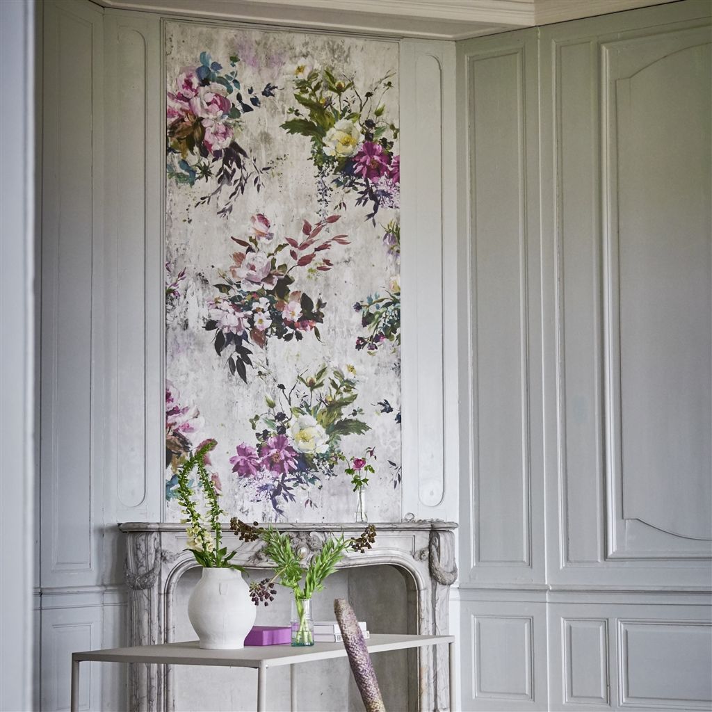 Панно Designers Guild Jardin Des Plantes Aubriet Amethyst PDG717/02 фото в интерьере