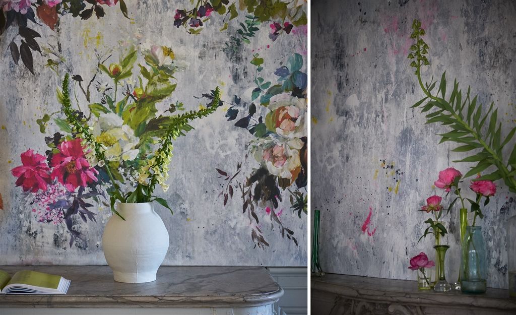Панно Designers Guild Jardin Des Plantes Aubriet Amethyst PDG717/02 фото в интерьере