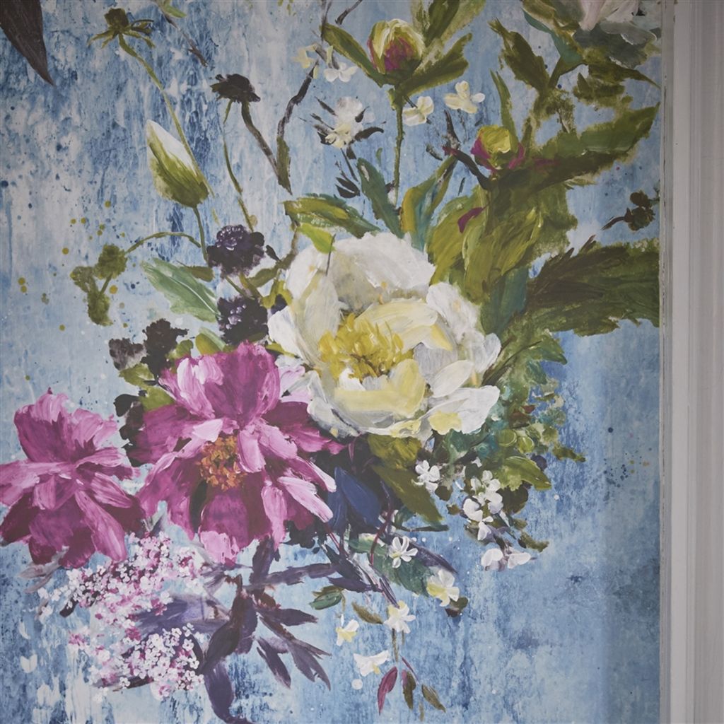 Панно Designers Guild Jardin Des Plantes Aubriet Slate Blue PDG717/03