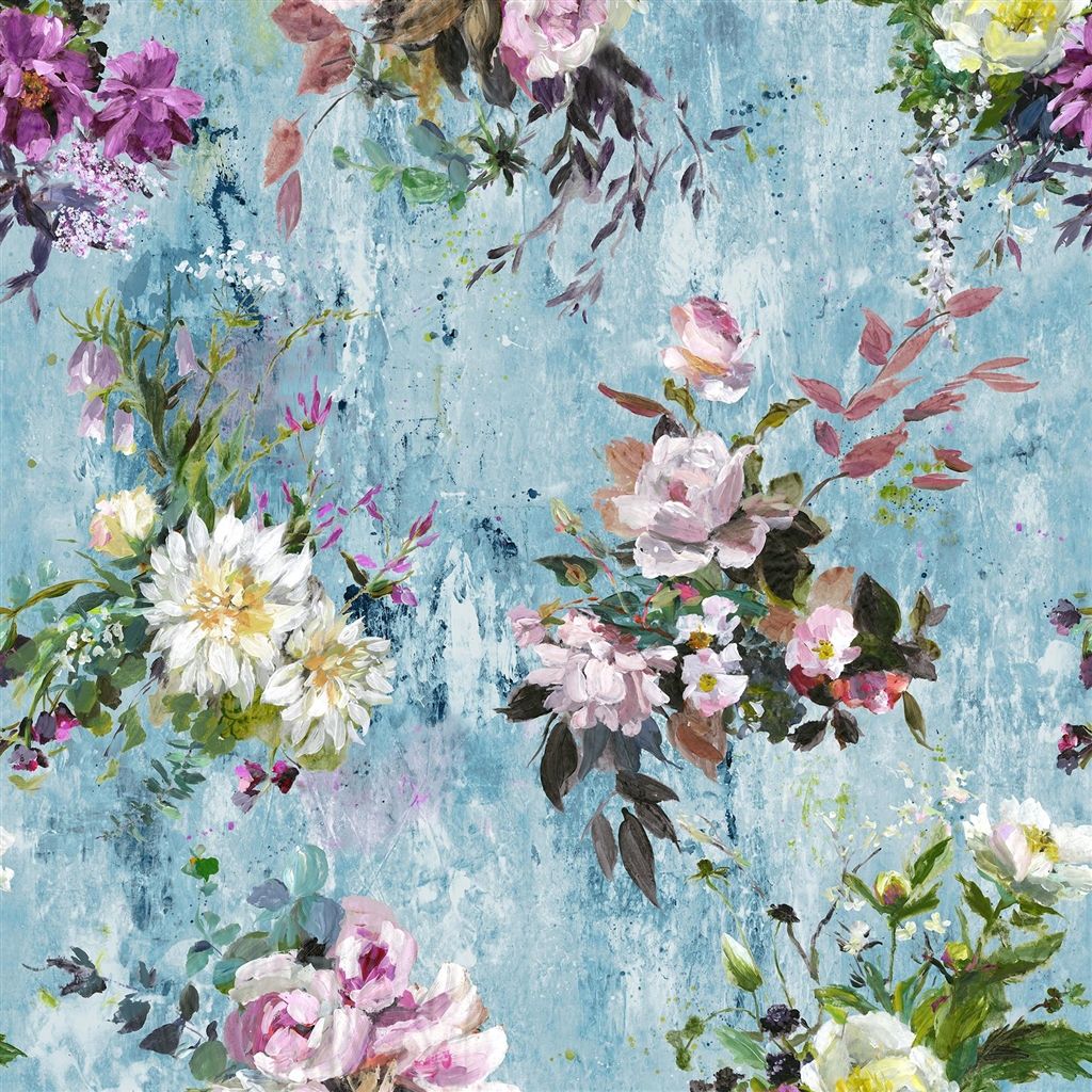 Панно Designers Guild Jardin Des Plantes Aubriet Slate Blue PDG717/03