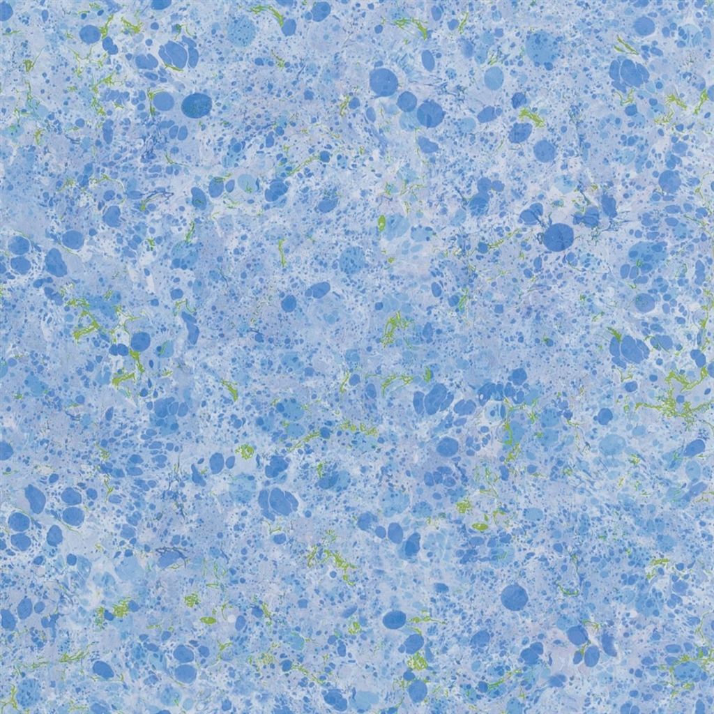 Обои Designers Guild Majolica Lustro Cerulean PDG1025/01 Обои Designers Guild Majolica Lustro Cerulean PDG1025/01