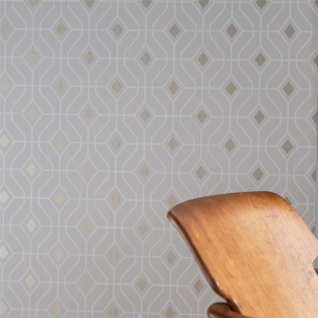 Обои Designers Guild Majolica Laterza Linen PDG1026/01 фото в интерьере