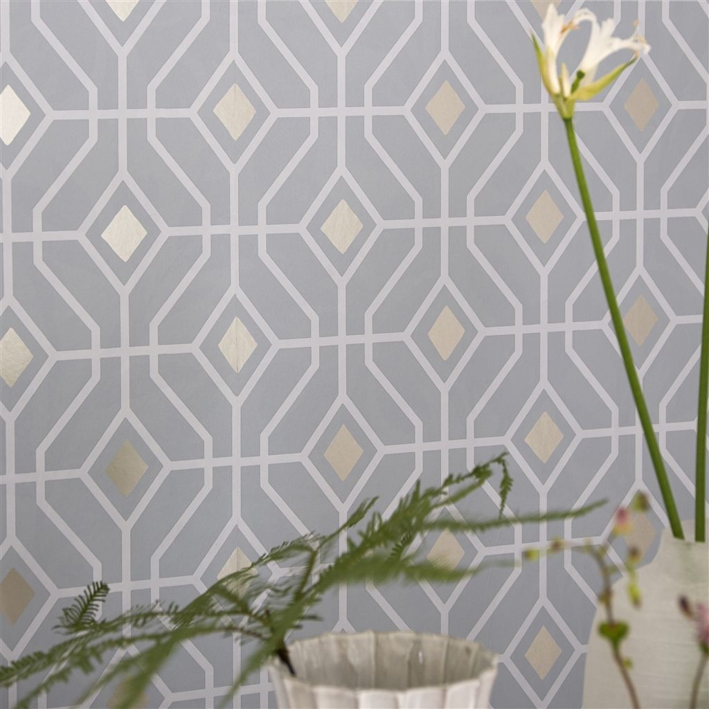 Обои Designers Guild Majolica Laterza Ivory PDG1026/02 фото в интерьере