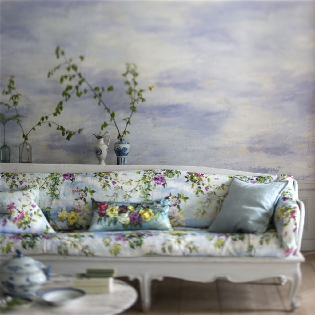 Панно Designers Guild Marquisette Cielo-Cloud PDG677/05 фото в интерьере