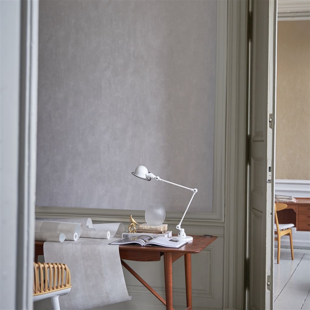 Обои Designers Guild Parchment Oyster PDG719/41 фото в интерьере