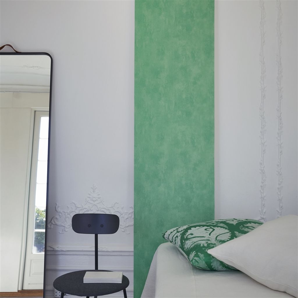 Обои Designers Guild Parchment Vintage Mint PDG719/29 фото в интерьере