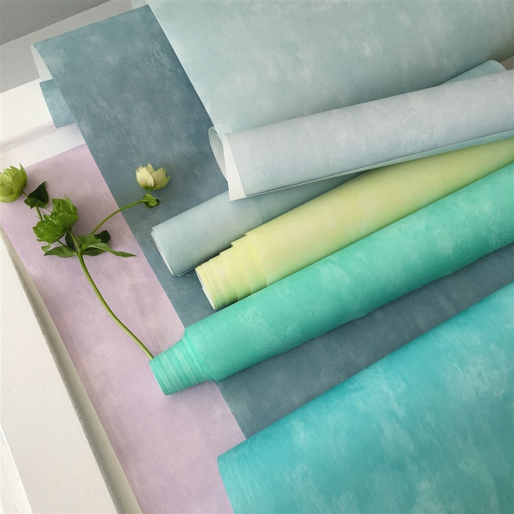 Обои Designers Guild Parchment Cardamon Pod PDG719/31 фото в интерьере