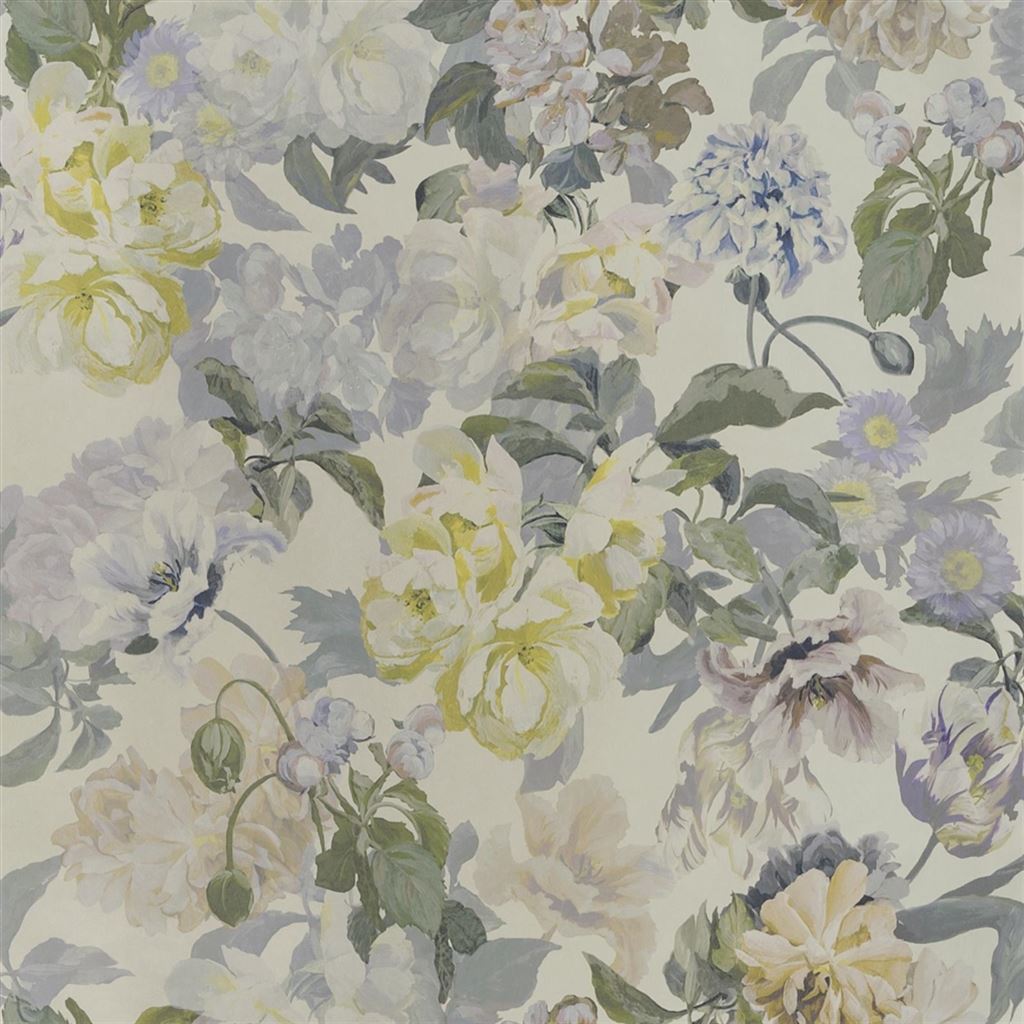 Обои Designers Guild Tulipa Stellata Delft Flower Pewter PDG1033/05