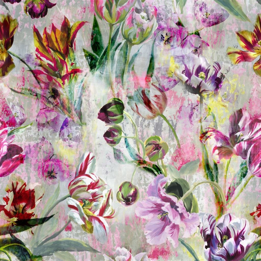 Панно Designers Guild Tulipa Stellata Tulipa Stellata Fuchsia PDG1037/01