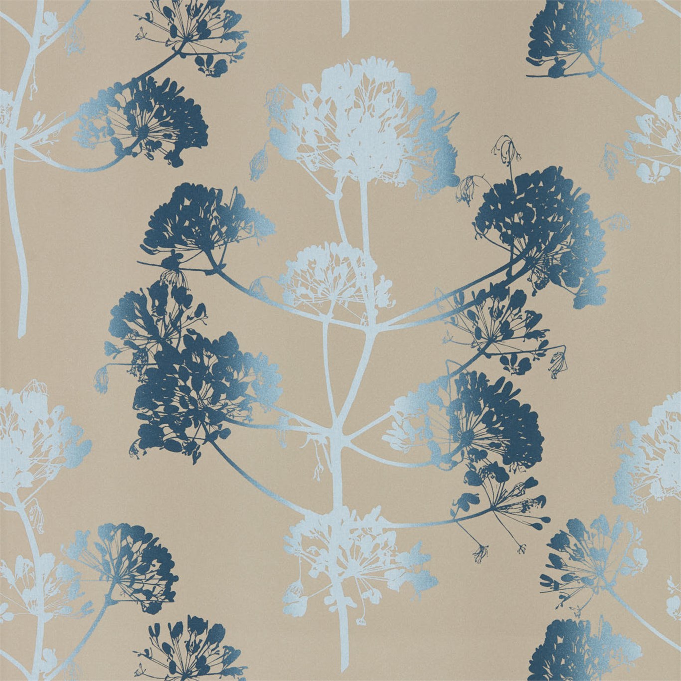 Обои Harlequin Callista Angeliki Indigo/Pewter 111399