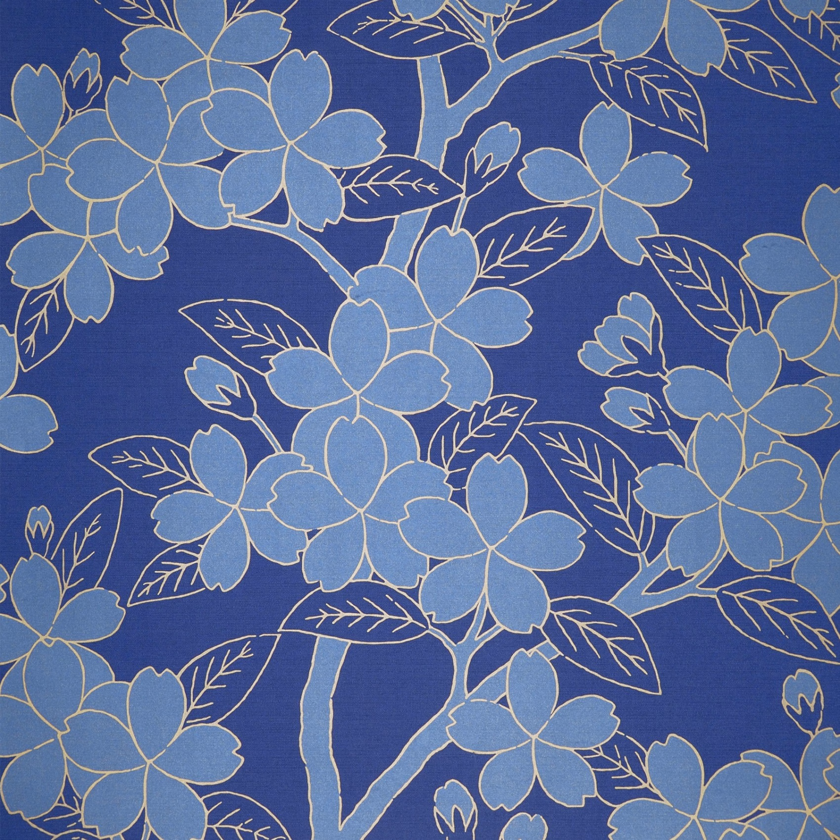 Обои Little Greene 20th Century Papers Camellia - Smalt 0288CASMALT
