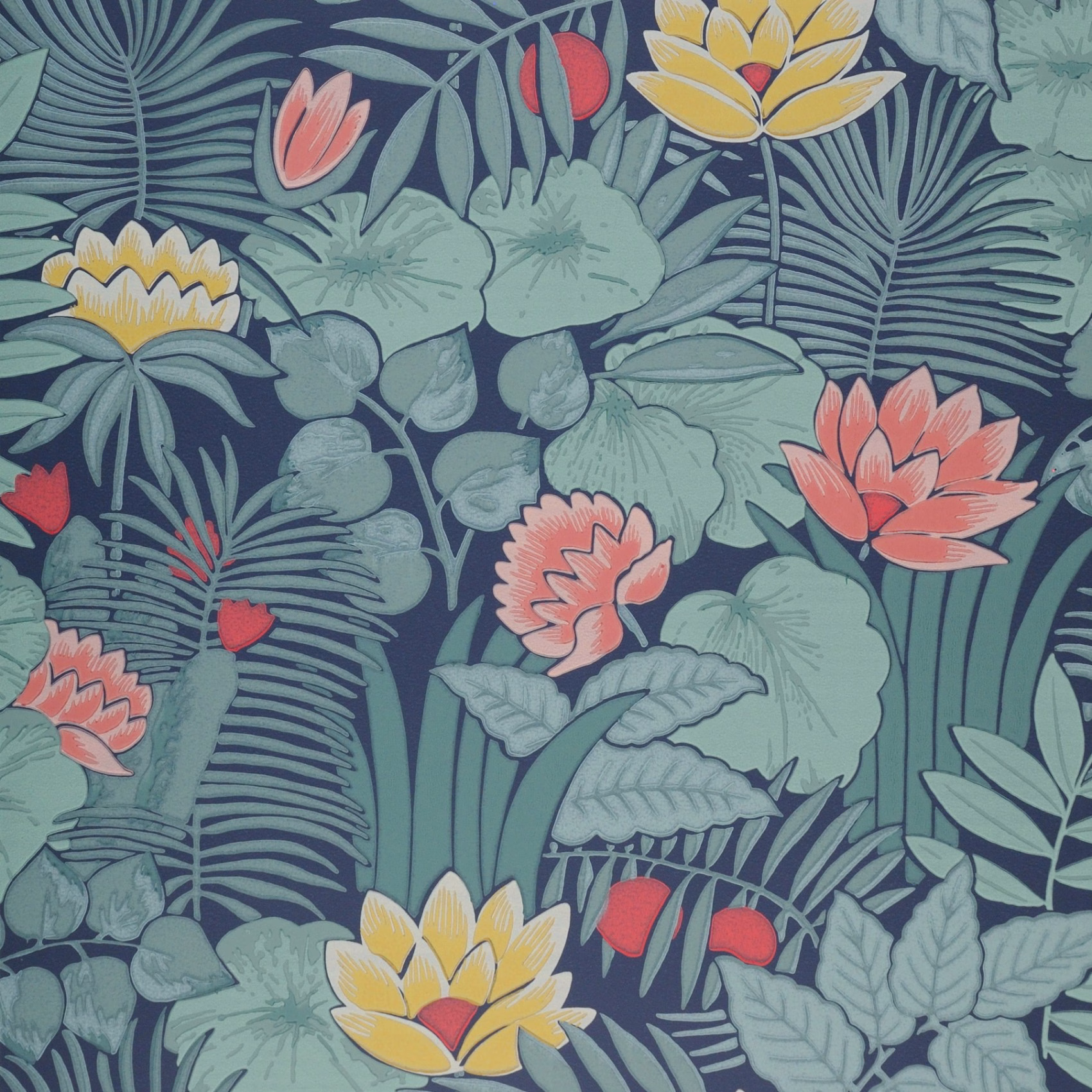 Обои Little Greene 20th Century Papers Reverie - Nile 0288RENILEZ