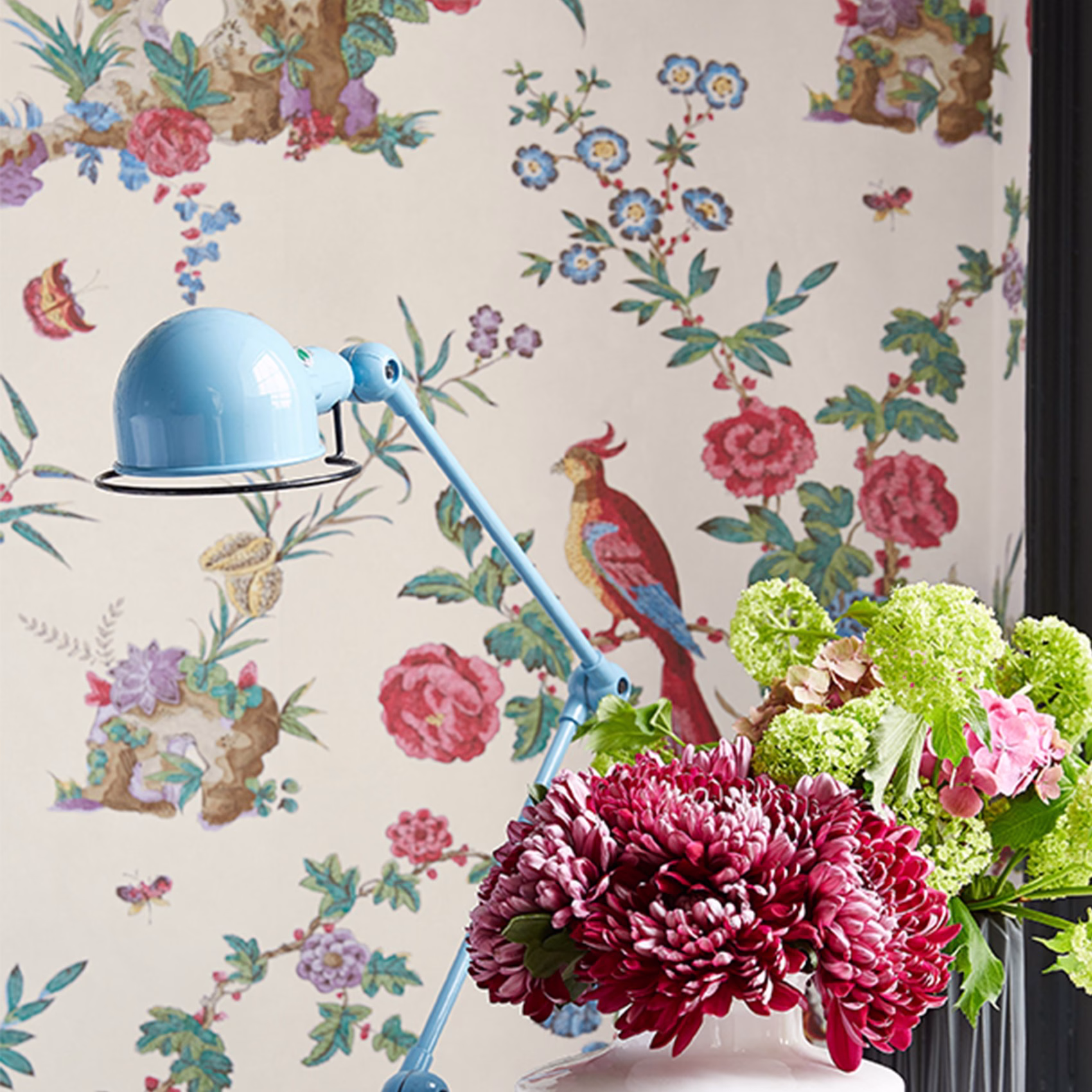 Обои Little Greene Archive Trails Darwin - Provence 0247DAPROVE фото в интерьере