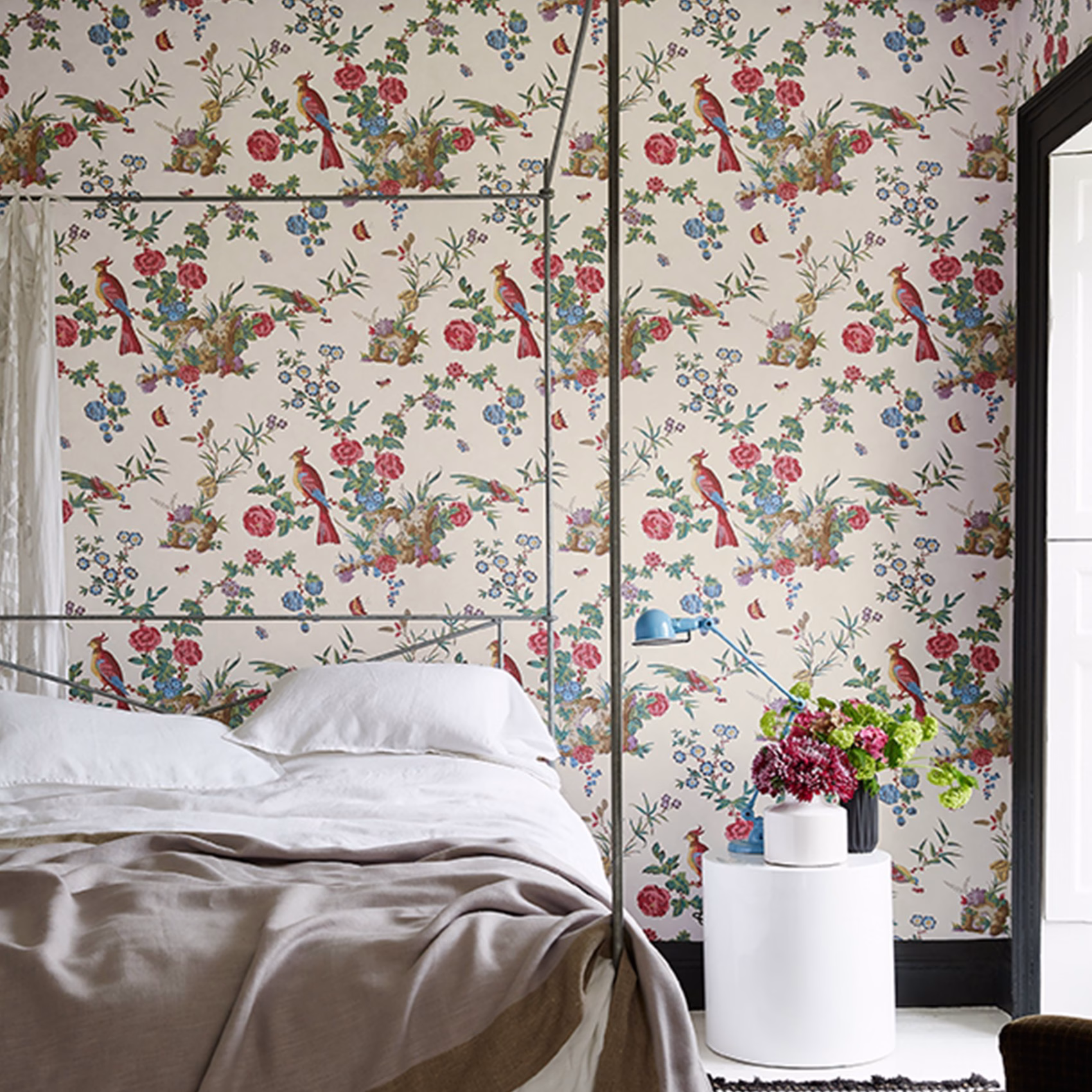Обои Little Greene Archive Trails Darwin - Provence 0247DAPROVE фото в интерьере