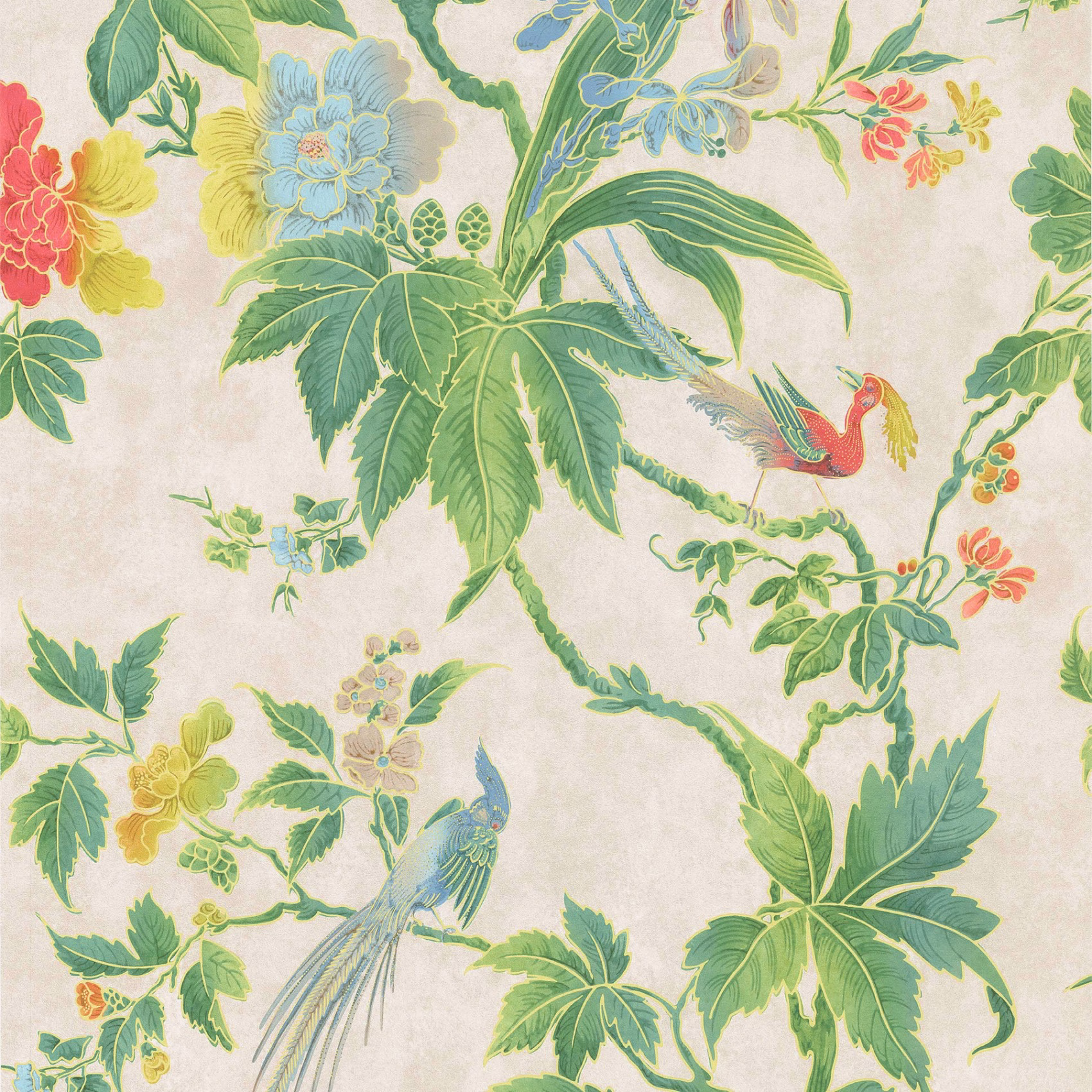Обои Little Greene Archive Trails Paradise - Feather 0247PAFEATH