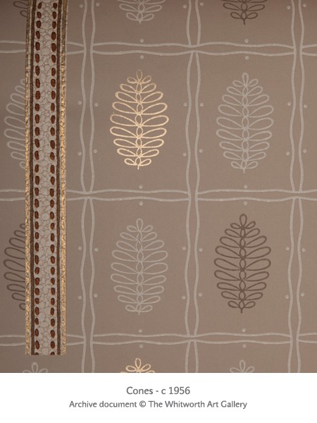 Обои Little Greene 1950s Wallpaper Cones - Aurora