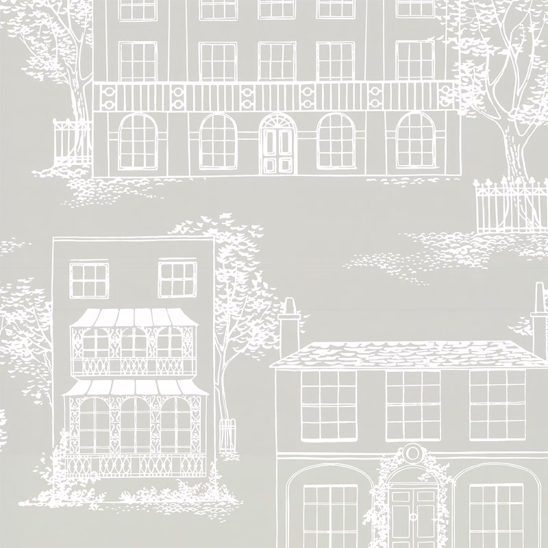 Обои Little Greene 20th Century Papers Hampstead - Cool Grey 0271HACOOLG