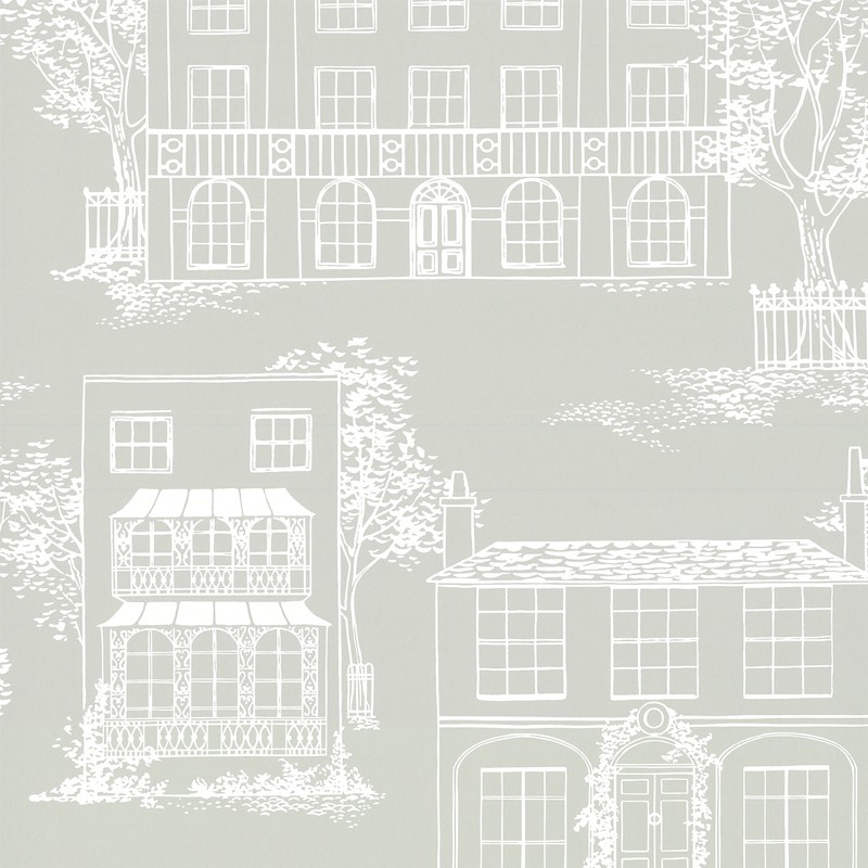 Обои Little Greene 20th Century Papers Hampstead - Cool Grey 0271HACOOLG