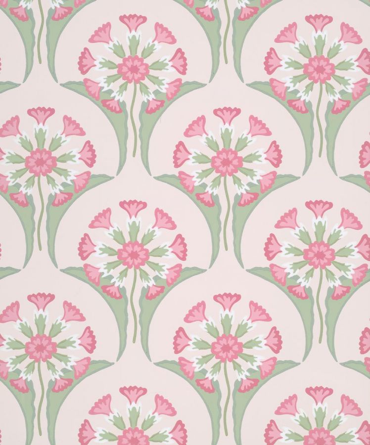 Обои Little Greene National Trust Papers Hencroft - Pink Primula 0245HEPINKP