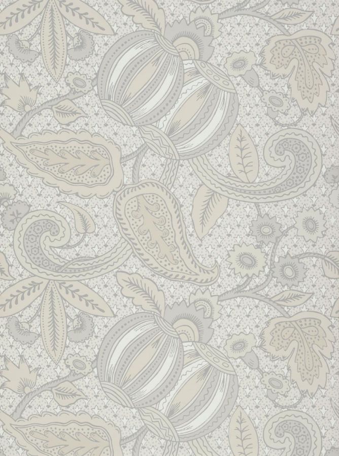 Обои Little Greene National Trust Papers Pomegranate - Grey Scale 0245POGREYS