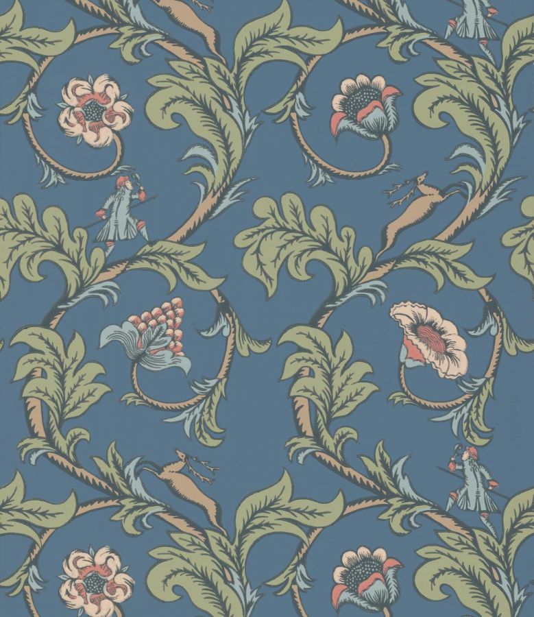 Обои Little Greene National Trust Papers Stag Trail - Juniper 0245STJUNIP