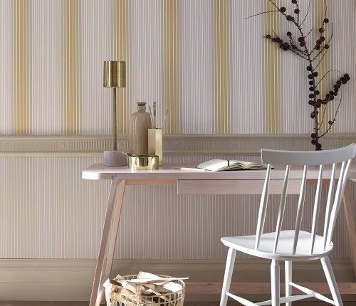 Обои Little Greene Painted Papers Ombre Plain - Doric 0286OPDORIC фото в интерьере