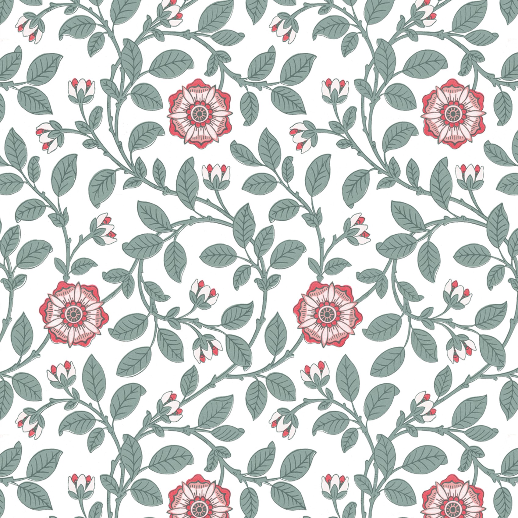 Обои Little Greene London Wallpapers IV Richmond Green − Dorcas 0251RGDORCA