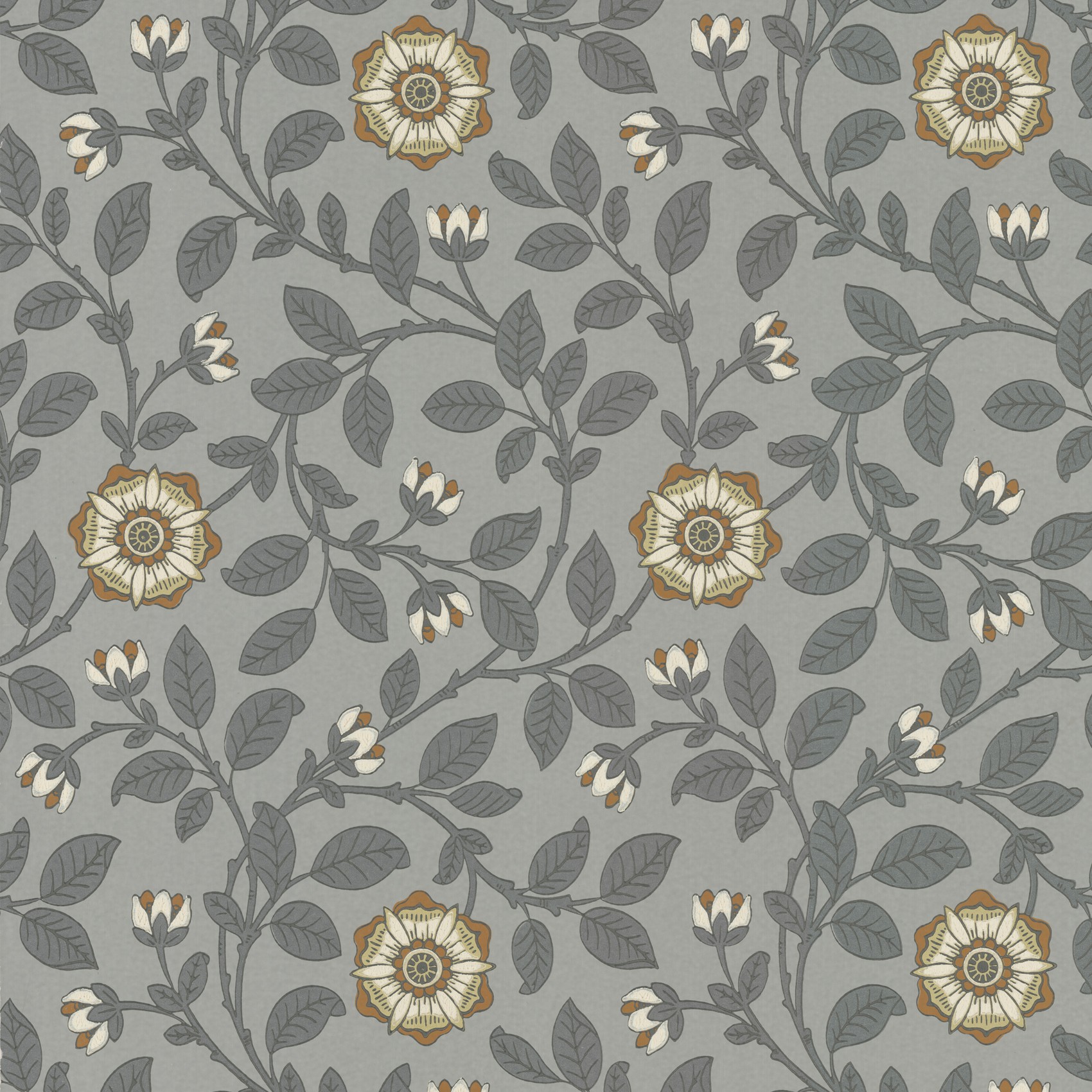 Обои Little Greene London Wallpapers IV Richmond Green − Platinum 0251RGPLATI
