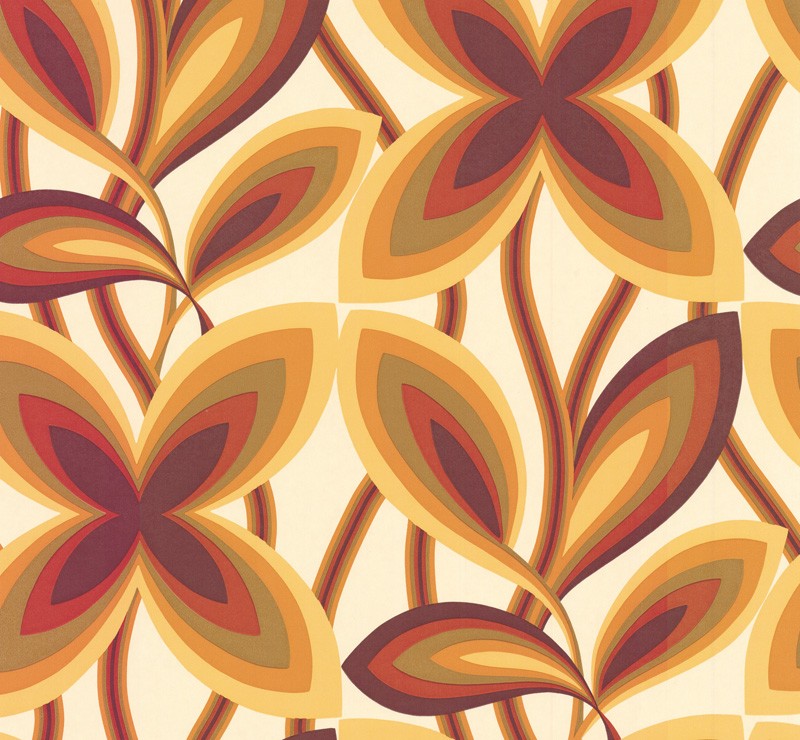 Обои Little Greene 20th Century Papers Starflower - Marigold 0280STMARIG