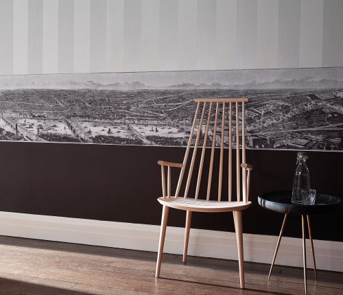 Обои Little Greene Painted Papers Thames Border - Latitude 0286THLATIT фото в интерьере