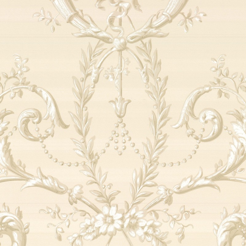Обои Little Greene Revolution Papers Versailles - Dark Pearl 0284VEDARKP