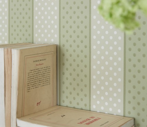 Обои Little Greene Painted Papers Paint Spot - Custard/Apple 0286PSCUSTA фото в интерьере Обои Little Greene Painted Papers Paint Spot - Custard/Apple 0286PSCUSTA фото в интерьере