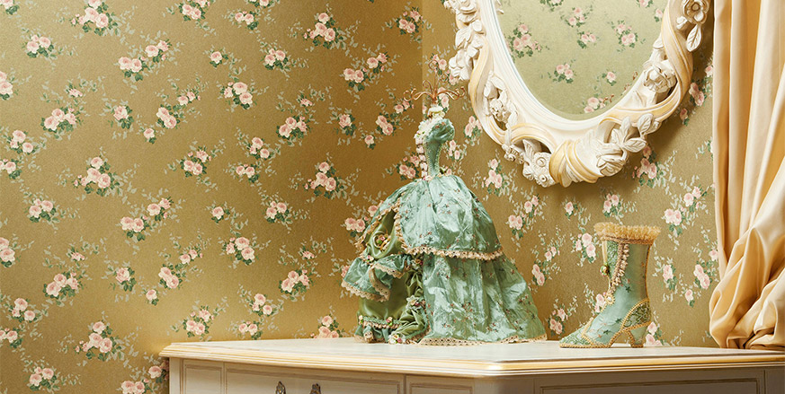 Обои Loymina Boudoir Rosarium GT9 004 фото в интерьере