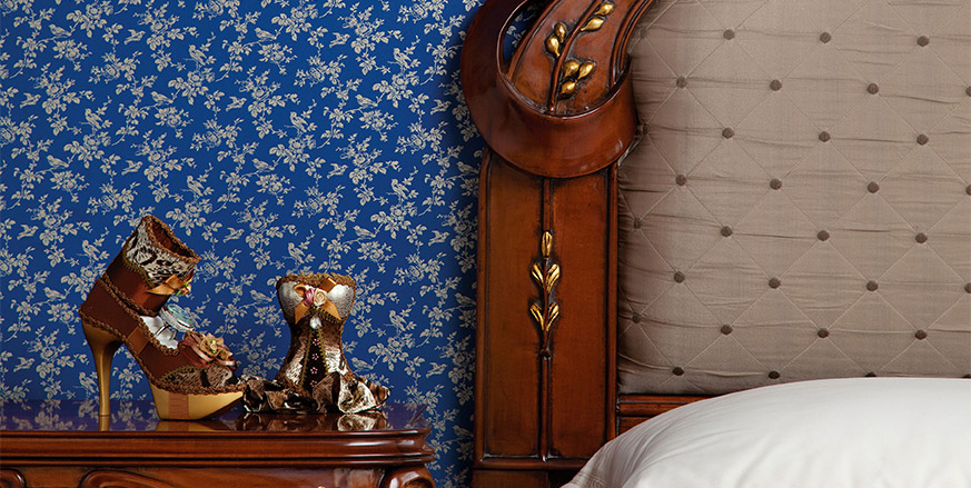 Обои Loymina Boudoir Songbird GT7 021 фото в интерьере