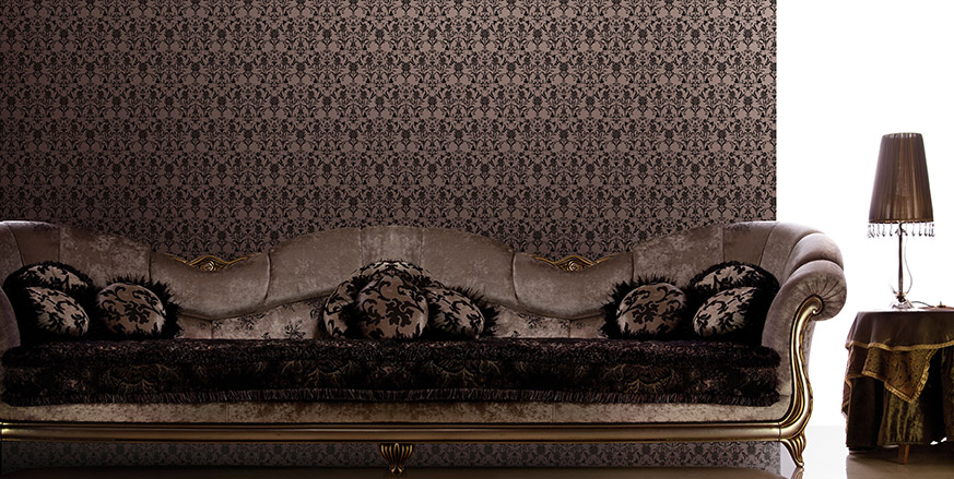 Обои Loymina Boudoir Volute GT5 010 фото в интерьере