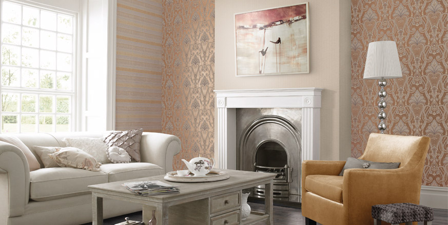 Обои Loymina Cachemire Ch1 012/1 фото в интерьере