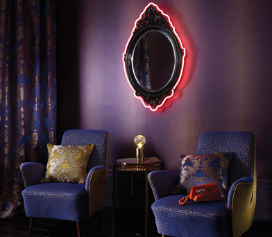 Обои Matthew Williamson Eden Ocelot Ombre W6547-01 фото в интерьере