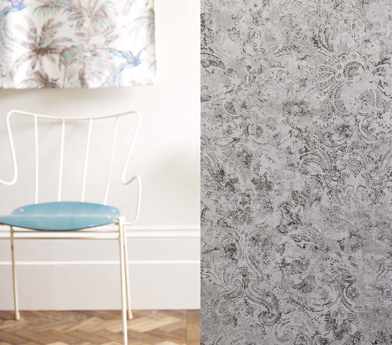 Обои Matthew Williamson Samana Latania W6653-02 фото в интерьере