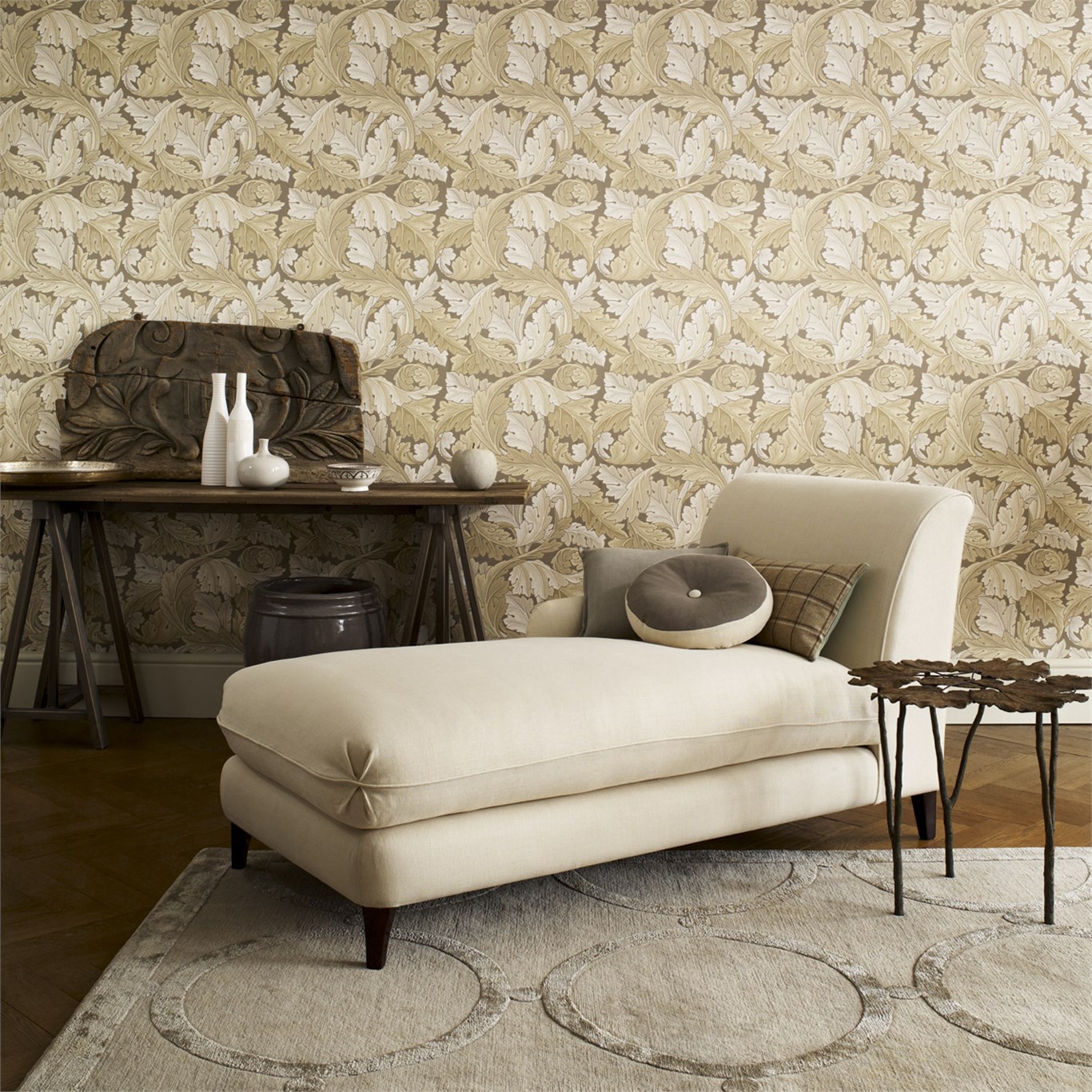 Обои Morris Archive Wallpapers II Acanthus 212552 фото в интерьере