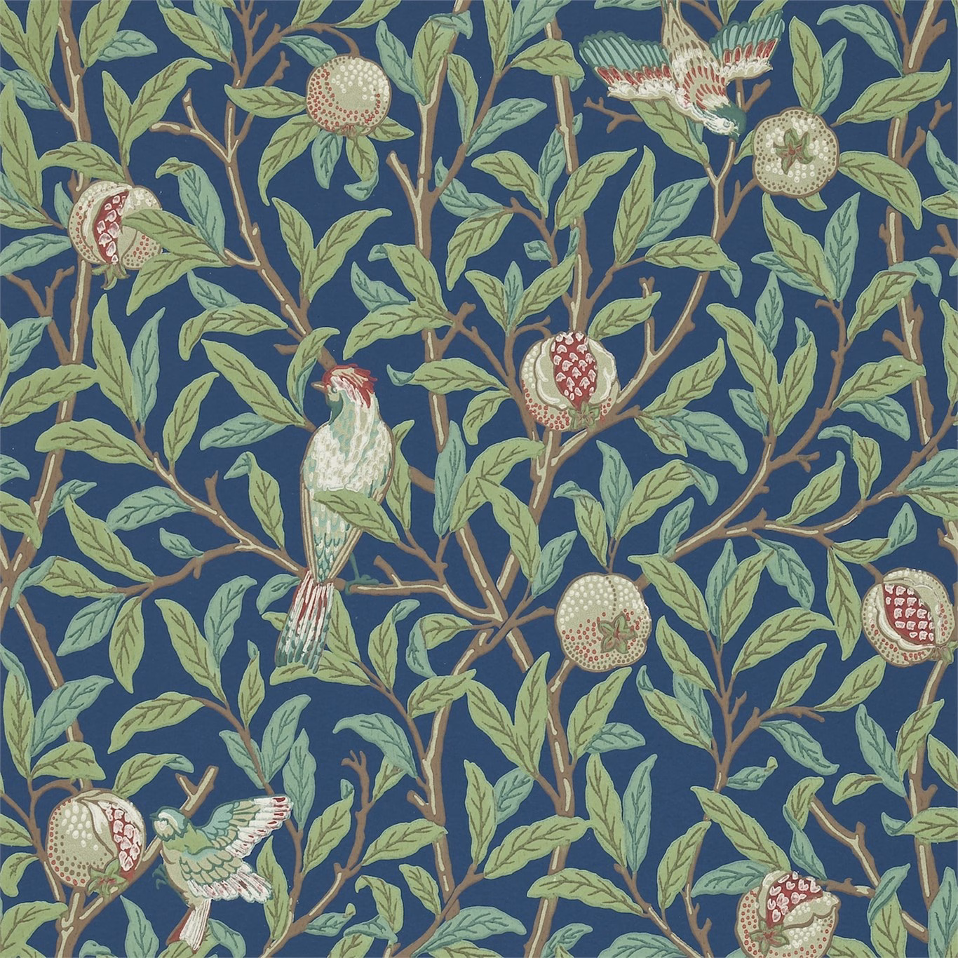Обои Morris Archive Wallpapers II Bird & Pomegranate 212540