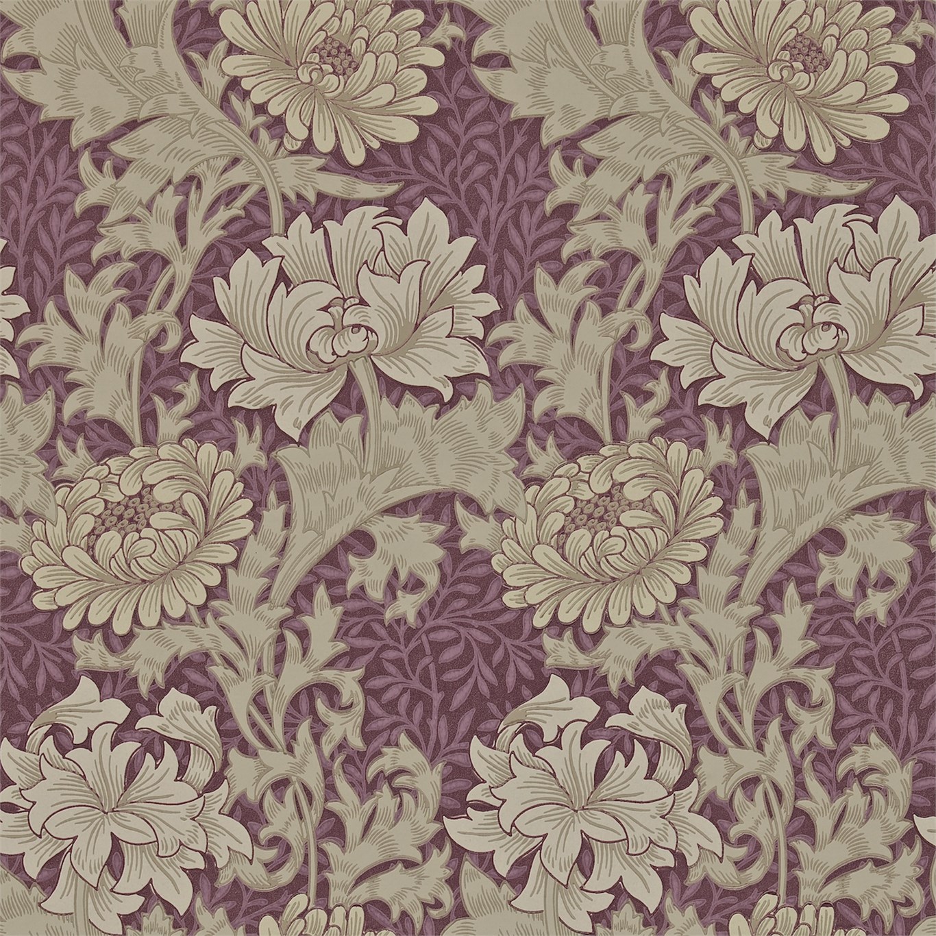 Обои Morris Archive Wallpapers II Chrysanthemum 212548