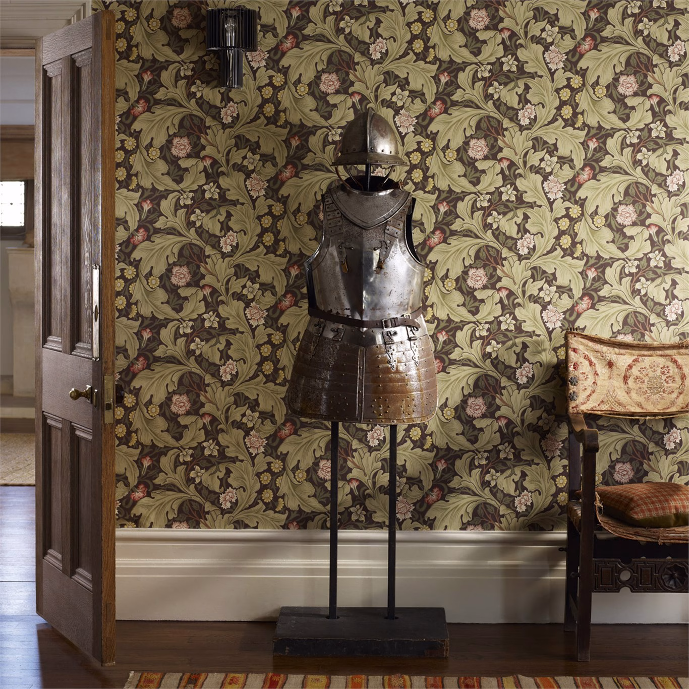 Обои Morris Archive Wallpapers II Leicester 212542 фото в интерьере
