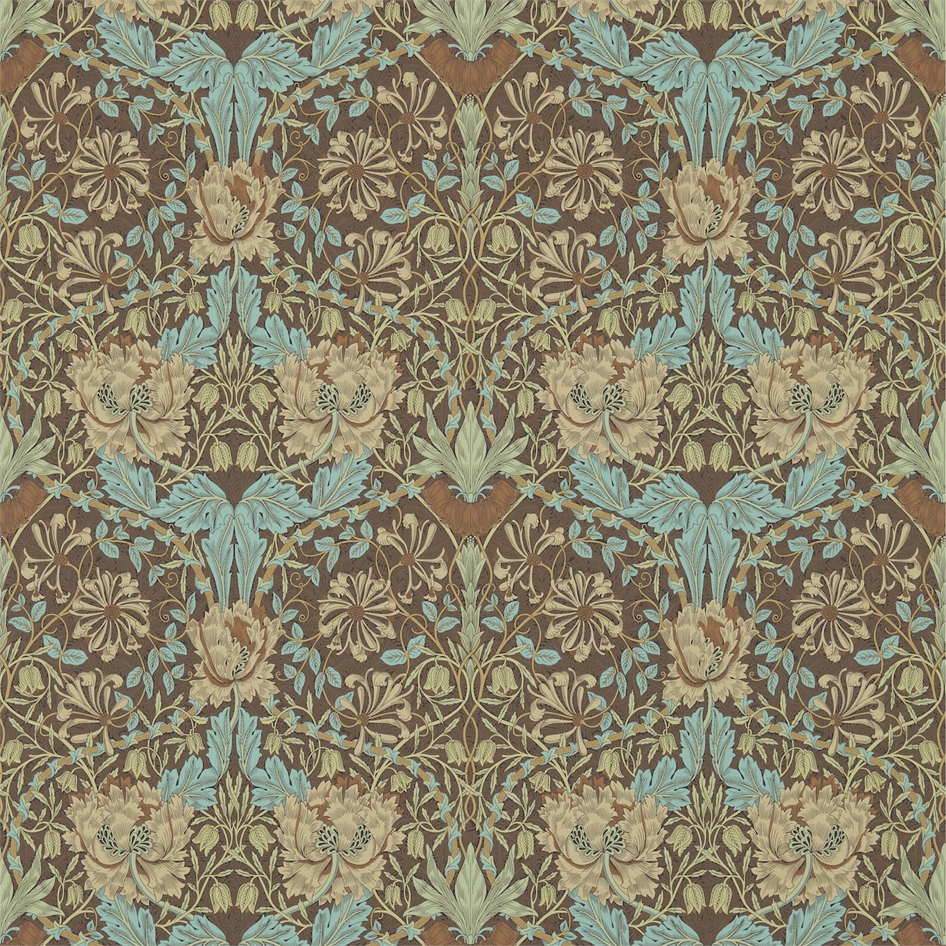 Обои Morris Archive Wallpapers III Honeysuckle & Tulip 214702