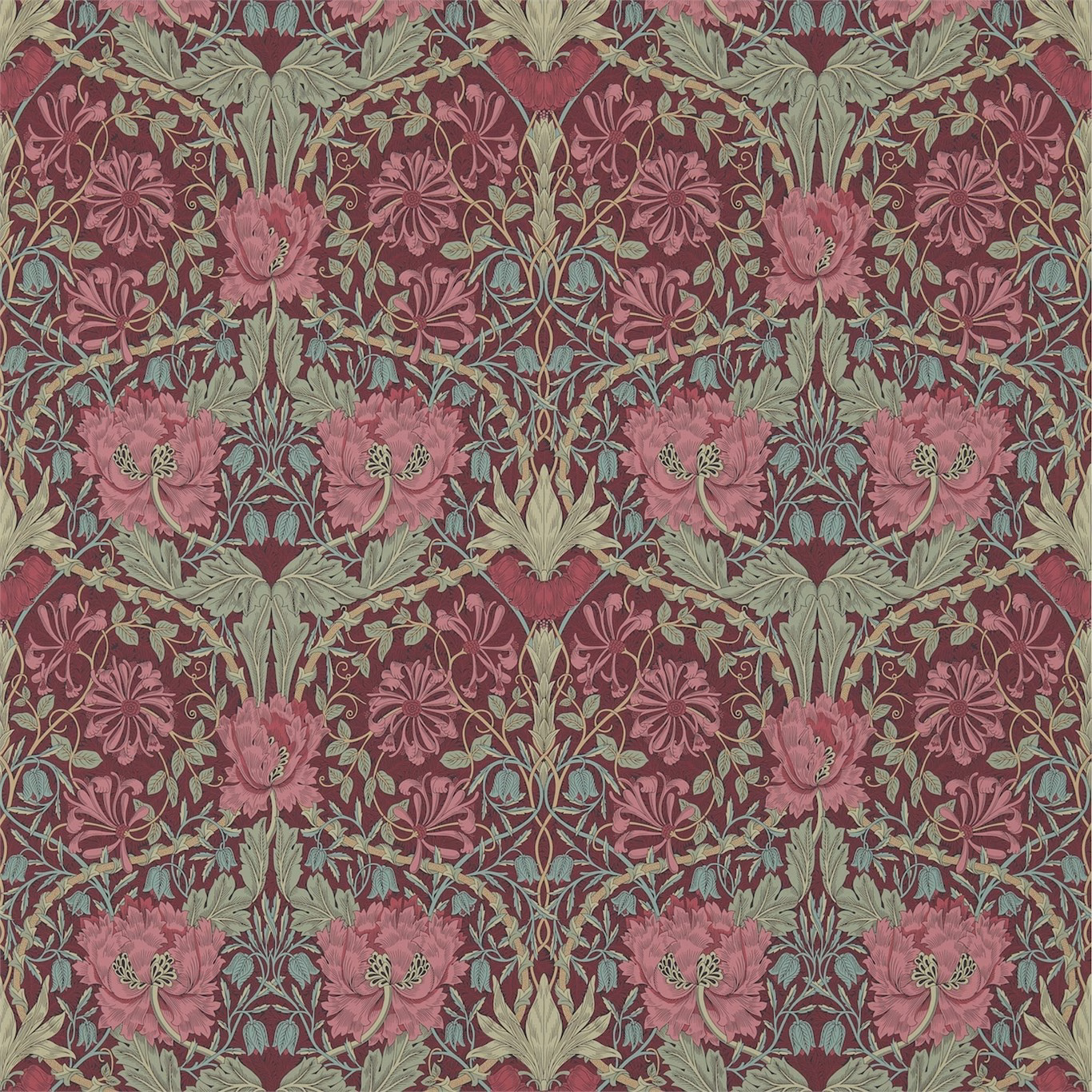 Обои Morris Archive Wallpapers III Honeysuckle & Tulip 214703