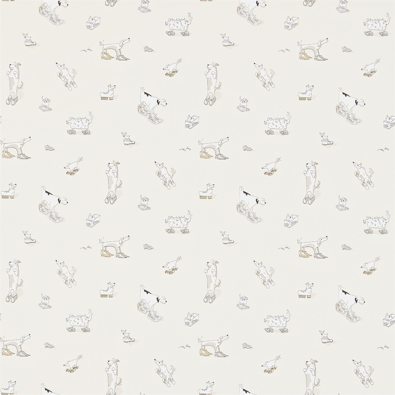 Обои Sanderson Abracazoo Dogs in Clogs 214014